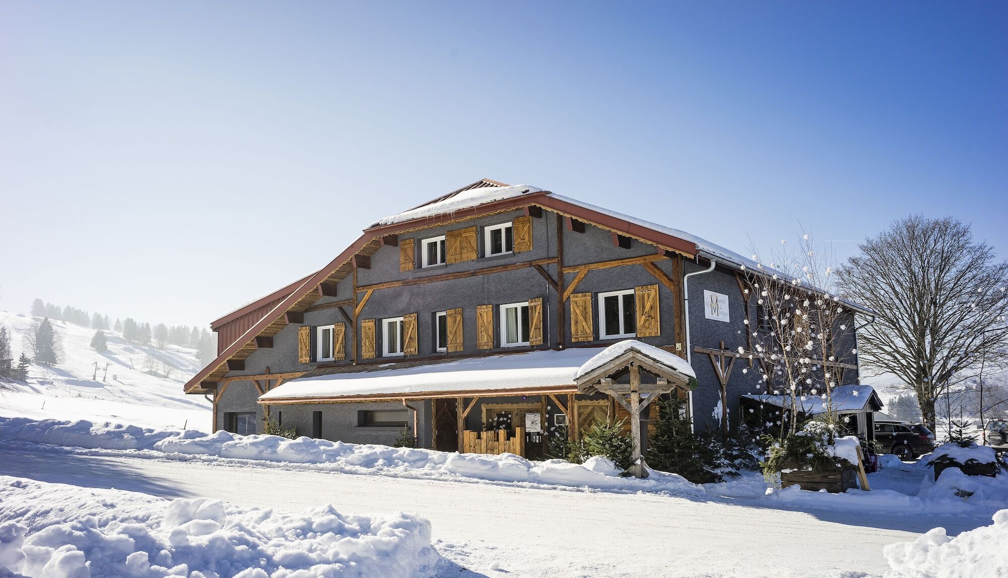 Hotel Le Manoir Des Montagnes Les Rousses Exteriör bild